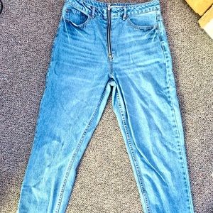 Blue straight leg jeans from forever 21
